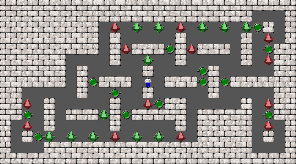 Sokoban Bugs550 collection level 65